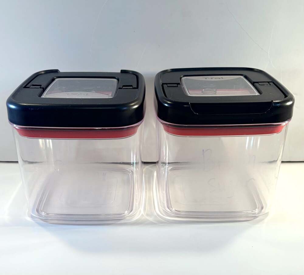 T-fal Ingenio Airtight Square Dry Food Storage Container Set (2 Pieces)